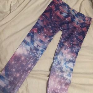 Galaxy printed leggings